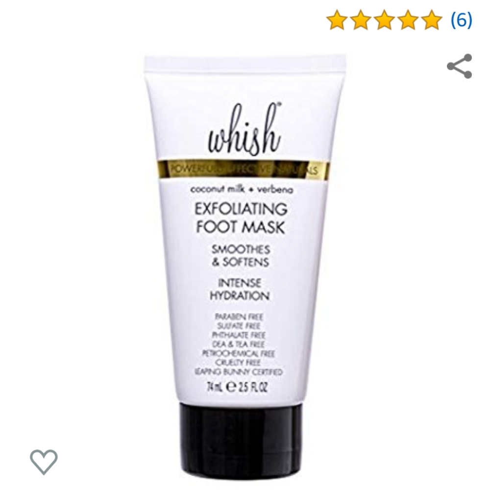Whish exfoliating foot mask